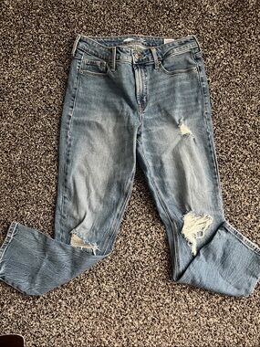 GAP Light Blue Distressed Boyfriend Jeans